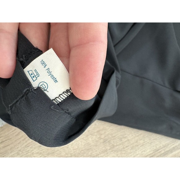 Luisa Spagnoli black Dress IT 44 Shoulder Pads Jewel Gatsby VTG - Picture 7 of 12